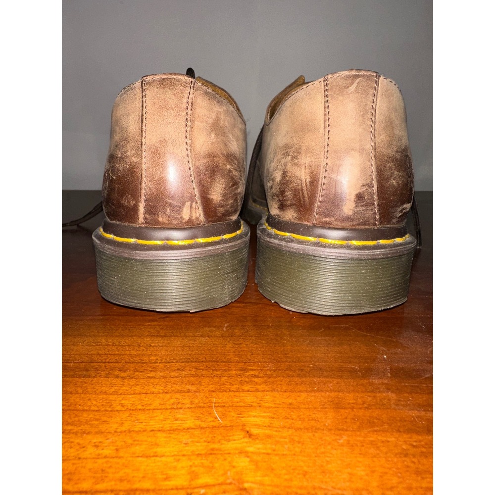 Dr. Martens 1561 Men's Low Cut Boots Size 11 Brown Heritage England Made Shoes - Picture 6 of 9
